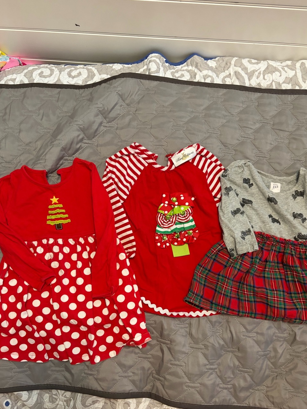 GAP, Rare Editions, J. khaki Girls' Red Holiday Dress Set